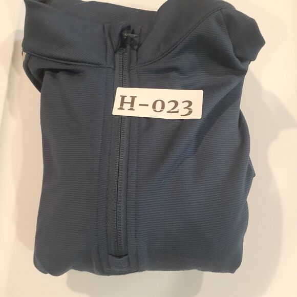 ADIDAS Golf Men's Small Blue Gray Coat Athletic Jacket Top Zip Only Pullover - Picture 10 of 10